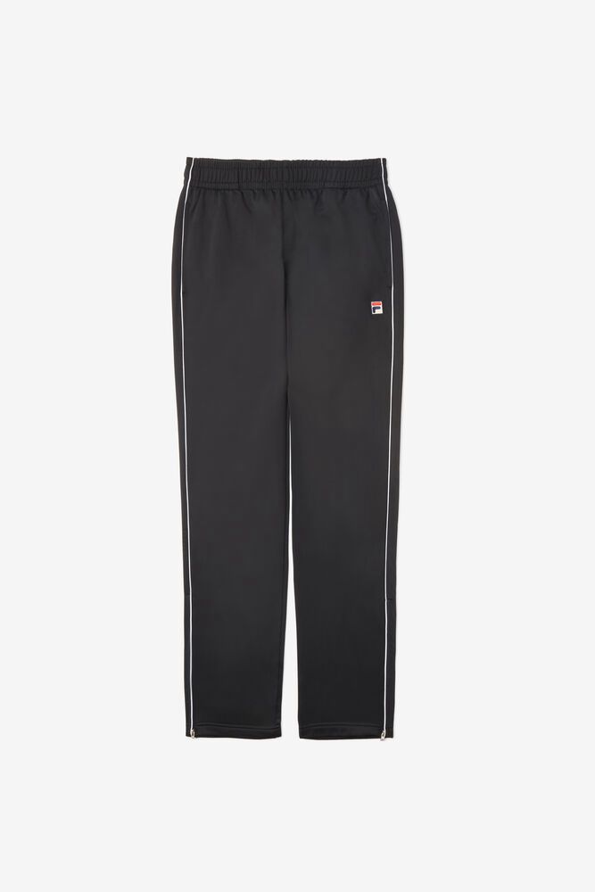 Fila Pants Mens Black Italia Track - Ireland 51638-LASP